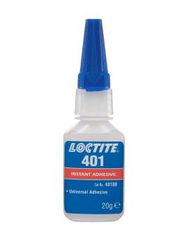 Loctite 401 Ca Adhesive, universele snellijm, flacon à 20 gram